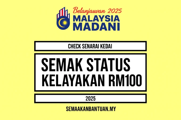 Cara Semak SARA: Semak Status Kelayakan RM100 Anda Sekarang