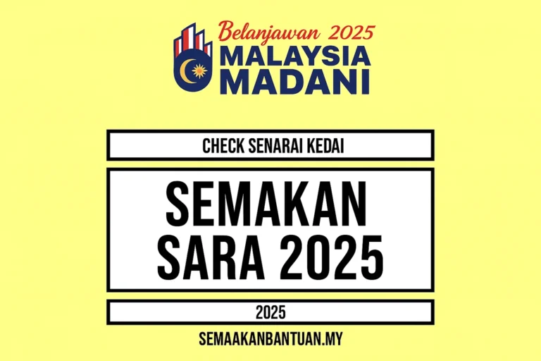 Semakan SARA 2025: Semak Status Kelayakan RM100 atau Tidak