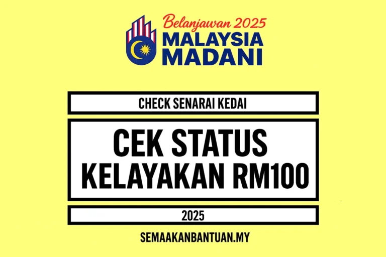 Check SARA One-Off: Cek Status Kelayakan RM100 Segera!