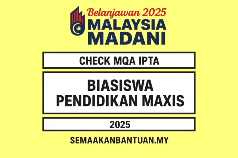 MOHON BIASISWA PENDIDIKAN MAXIS: APPLY NOW