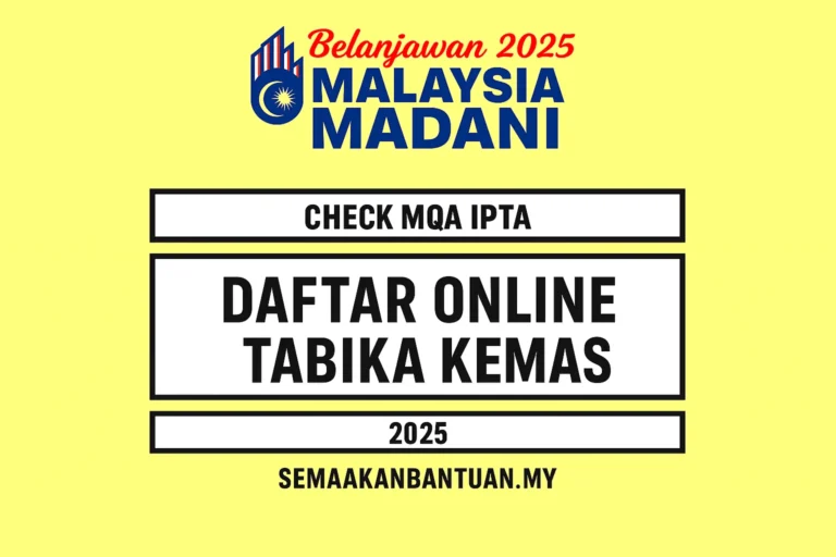 DAFTAR ONLINE TABIKA KEMAS (PENDAFTARAN SESI 2025)