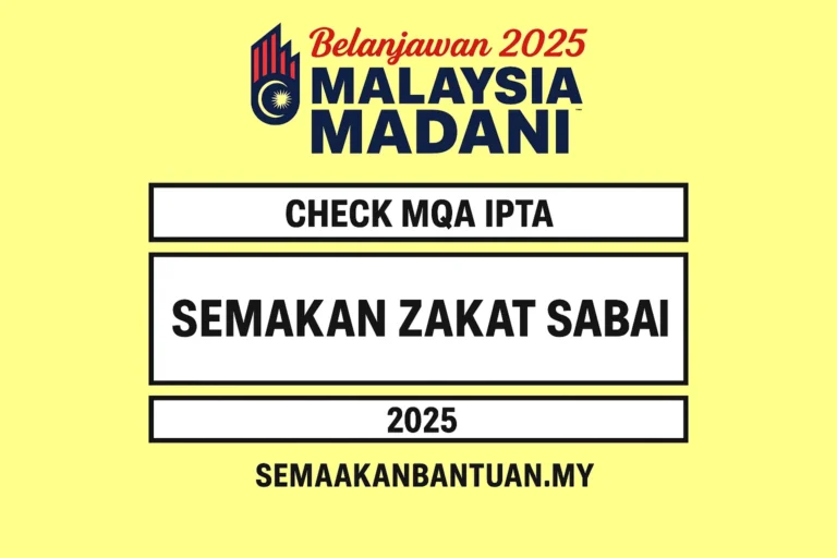 SEMAKAN ZAKAT SABAH (CHECK 2024 ONLINE)