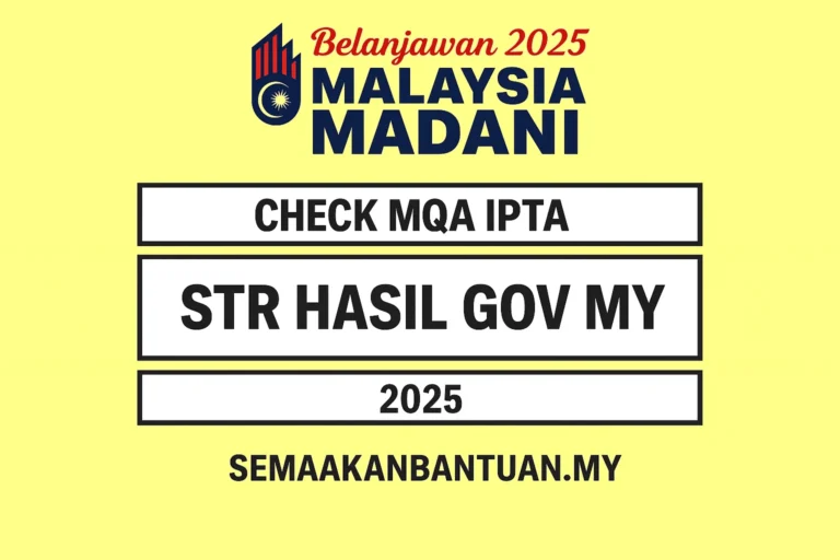 STR HASIL GOV MY: SEMAKAN FASA 1 2025
